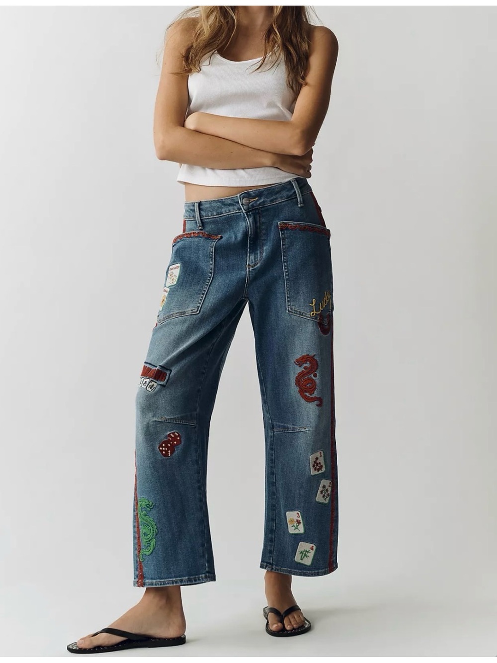 Anthropologie NWT Driftwood Mahjong High-Rise Tapered Jeans (30)-SOLD OUT!